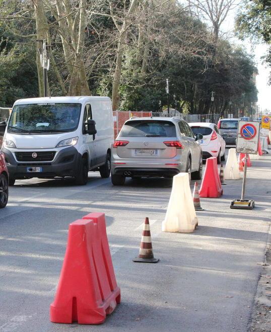 Al Marco Polo traffico nel caos per il cantiere 