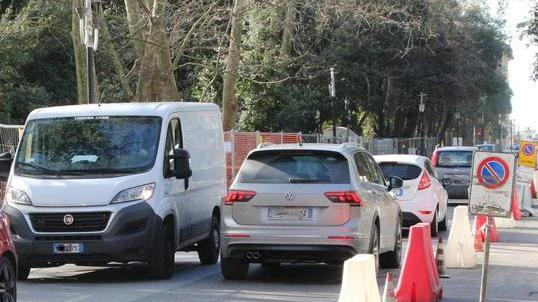 Al Marco Polo traffico nel caos per il cantiere