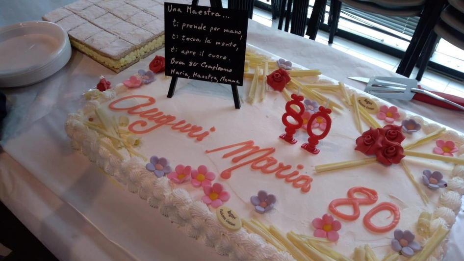 Festa di compleanno con la maestra Maria