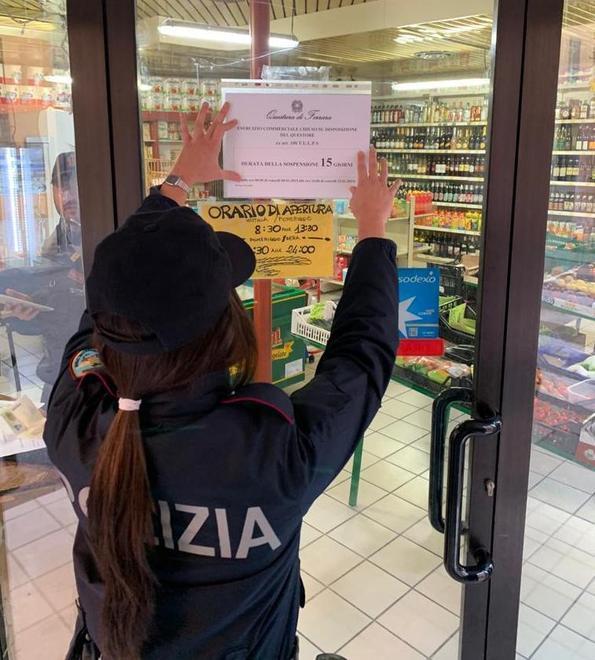 Linea dura contro i “furbetti”, il prefetto chiude il market 