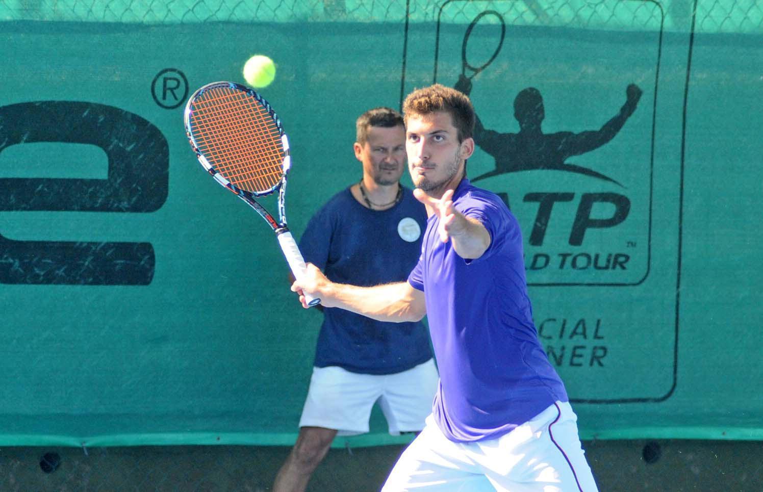 Il tennista Daniele Capecchi del Tc Bisenzio