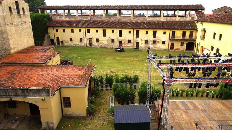 Una cerimonia all'interno della Fortezza Santa Barbara (foto Gori)