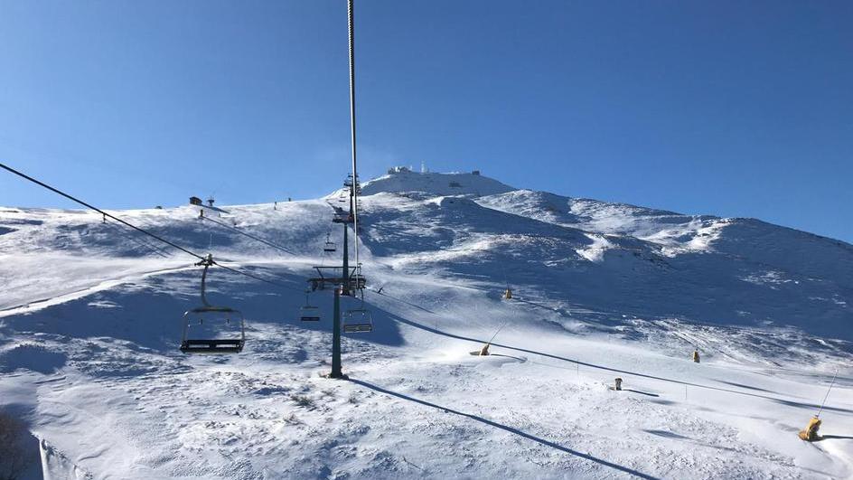 È tornata la neve sul Cimone