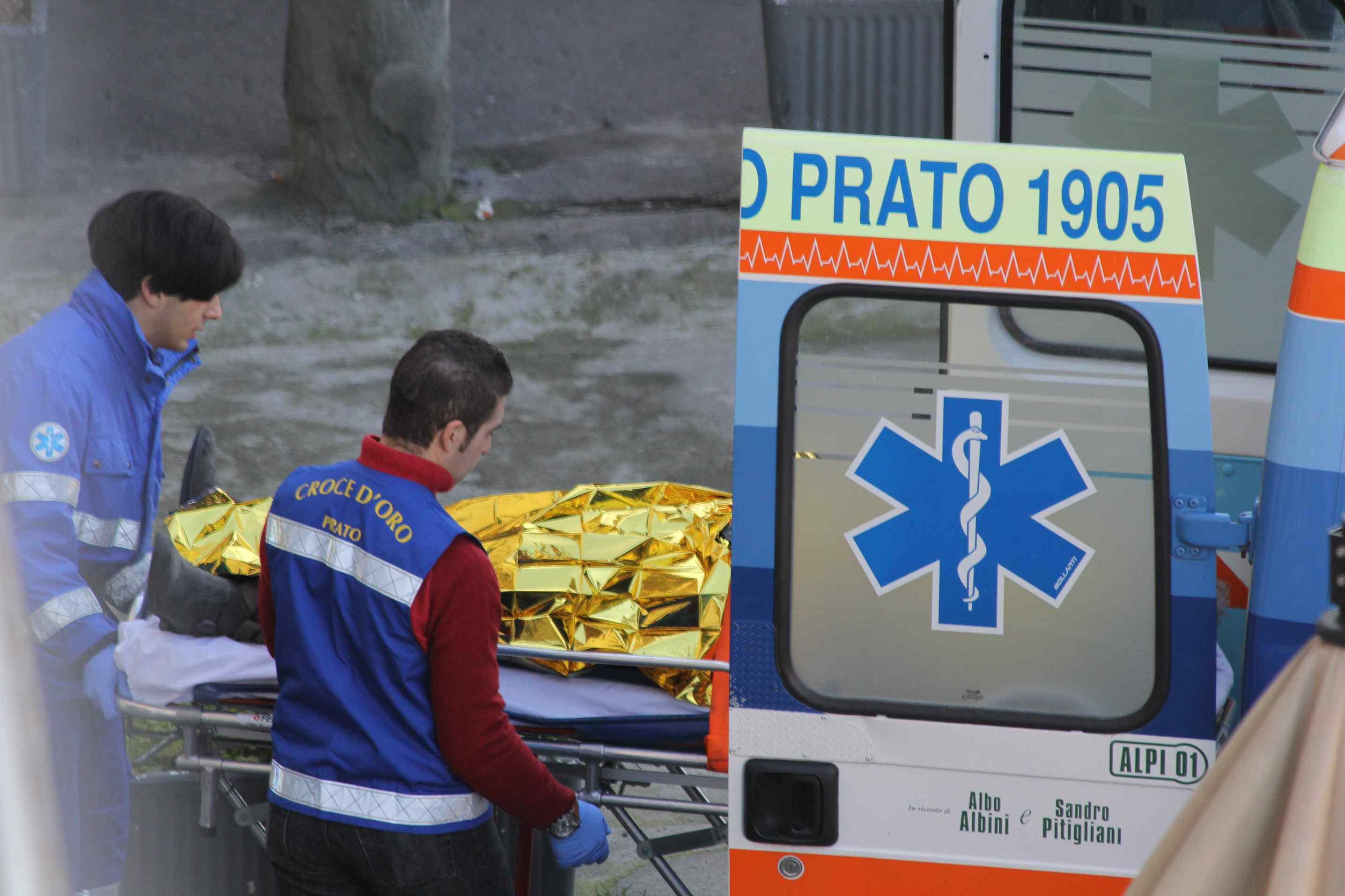 Un intervento della Croce d'Oro (foto d'archivio)