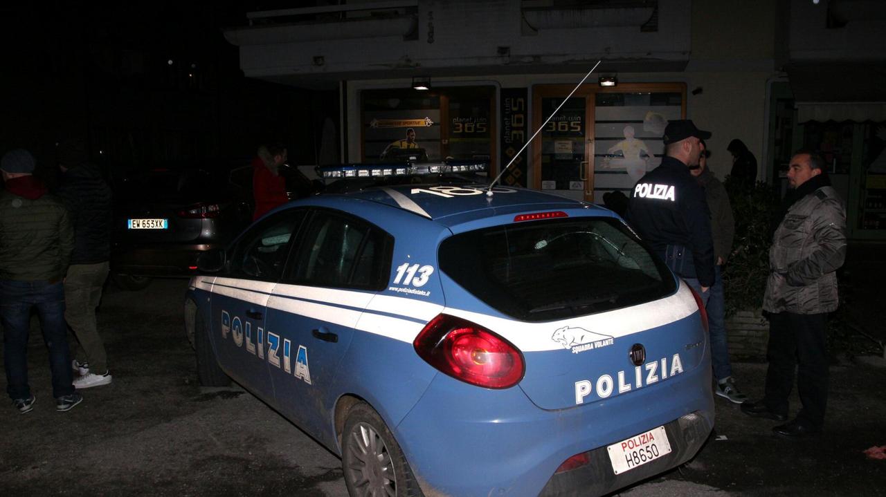 Un controllo della polizia