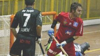 Un’azione di gioco dell’Mg Consiag sulla pista del PalaRogai