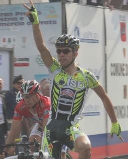 Giovanni Visconti, vincitore del Gp Industria e commercio di Prato
