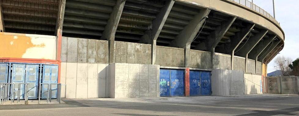 Ecco qua il nuovo look all’esterno della sud