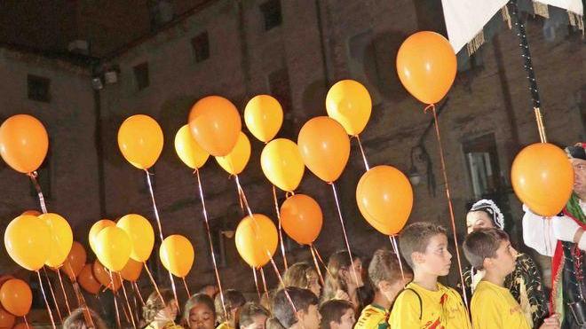 Con i palloncini