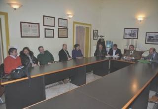 L’incontro ieri in Comune degli imprenditori con Costantino e Barabino