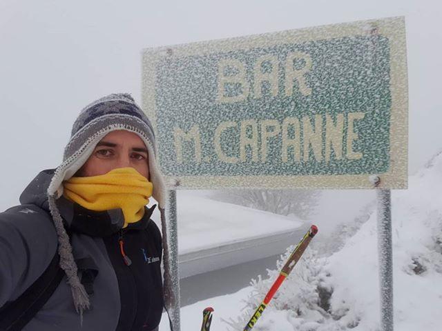 Il monte Capanne imbiancato (foto di Alessio Gambini)