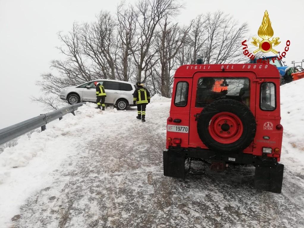Il soccorso dei Vigili del fuoco