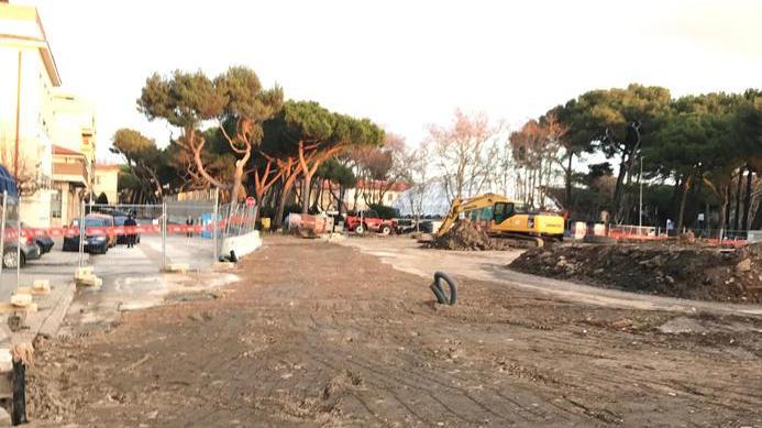 Riprendono i lavori in piazza Repubblica Cambia la viabilità