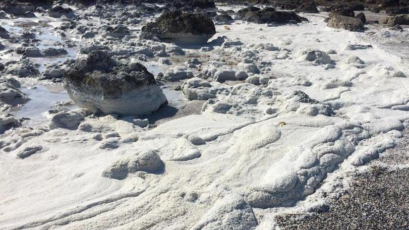 Schiume sulla spiaggia al Lillatro un incontro tra Comune e aziende