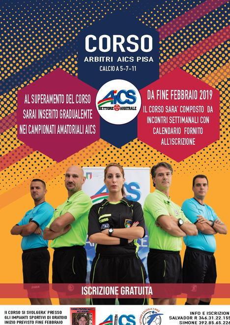 L’Aics pisana inaugura il nuovo corso arbitri