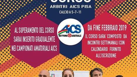L’Aics pisana inaugura il nuovo corso arbitri