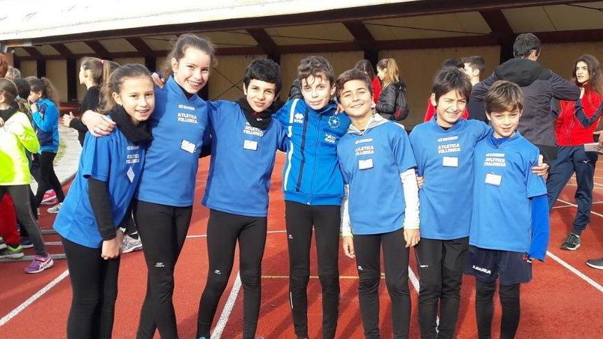 Esordienti follonichesi in buona evidenza alla prima tappa delle mini olimpiadi