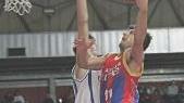 Nicola Mei in azione nella partita con Riva del Garda