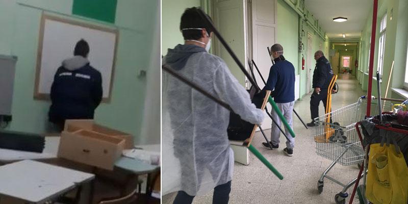 Occupa e fa la pipì nell'aula devastata, il preside: «Andrà ad aiutare alla Caritas» - Video 