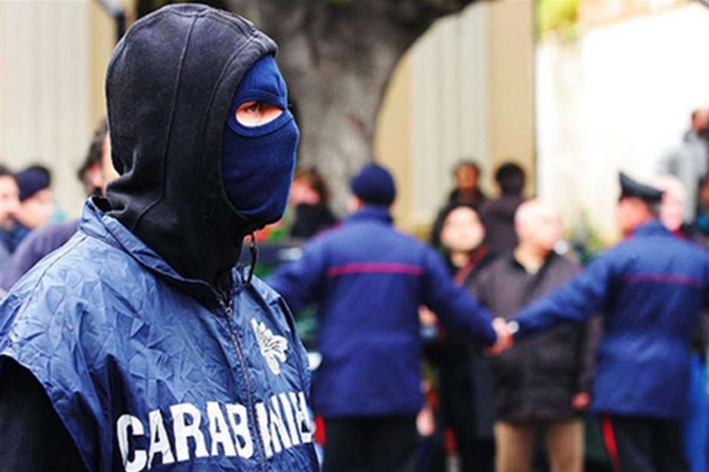 Un carabiniere della sezione Catturandi