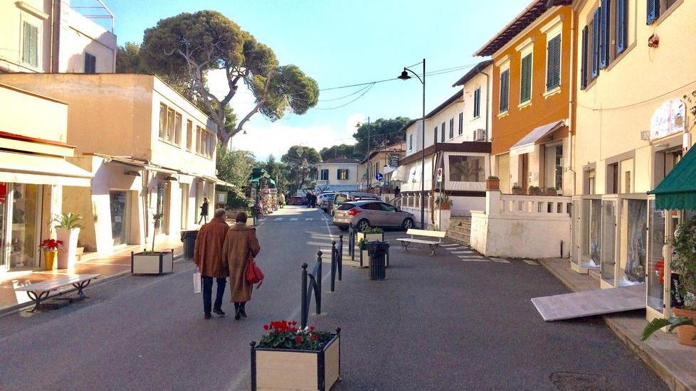 Una veduta di via Fucini