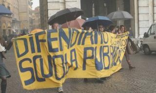 Una manifestazione contro la riforma della scuola (foto di repertorio)