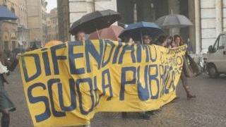 Una manifestazione contro la riforma della scuola (foto di repertorio)