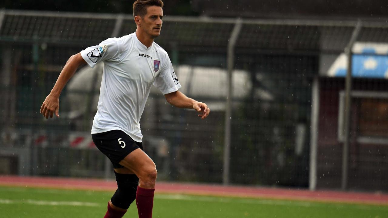 Il difensore Federico Vettori, autore del gol dell'1-1 (Foto Franco Silvi)