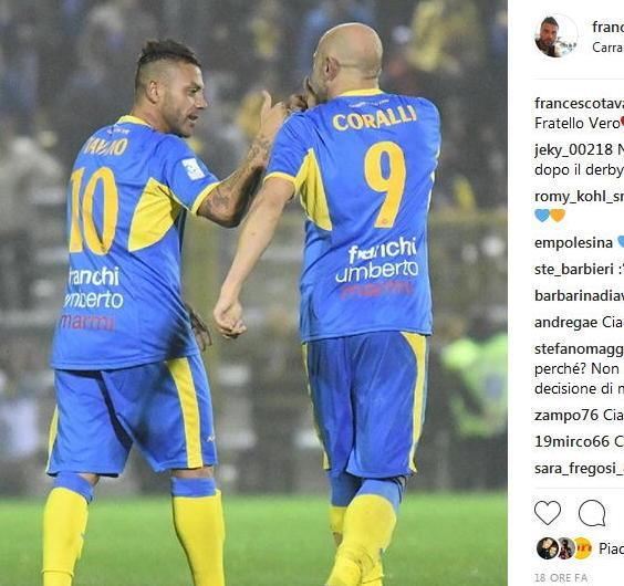 «I gol li dedico al mio amico Claudio» Tavano super, è capocannoniere