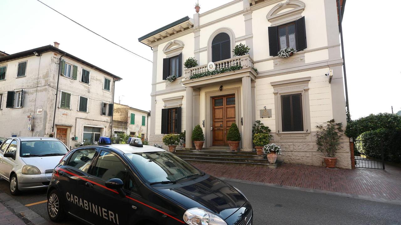 La stazione dei carabinieri di Montelupo