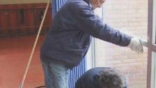 I danni provocati e l’interno dell’asilo