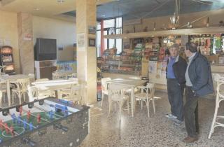 L’interno del Botteghino alla Rotta preso di mira dai ladri