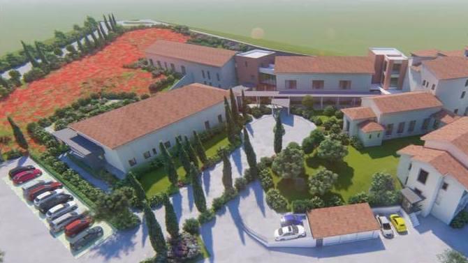 Il rendering del nuovo ospedale Santa Verdiana