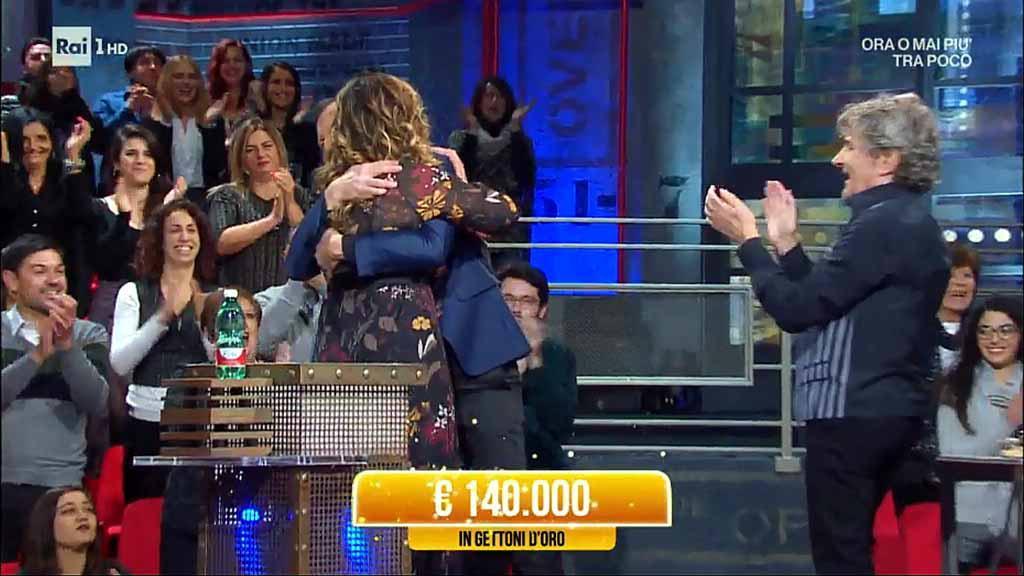 La gioia dopo aver indovinato anche il "parente misterioso"