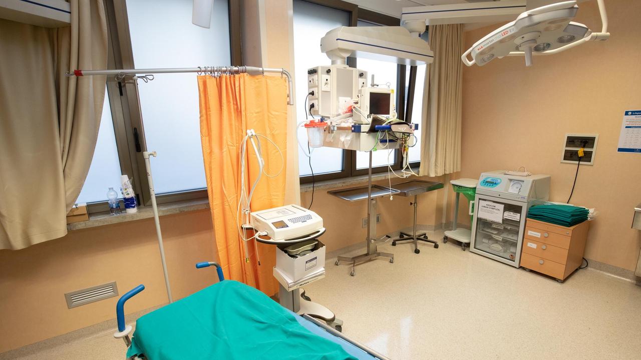 Una sala operatoria dell'ospedale di Pescia (Foto Nucci)
