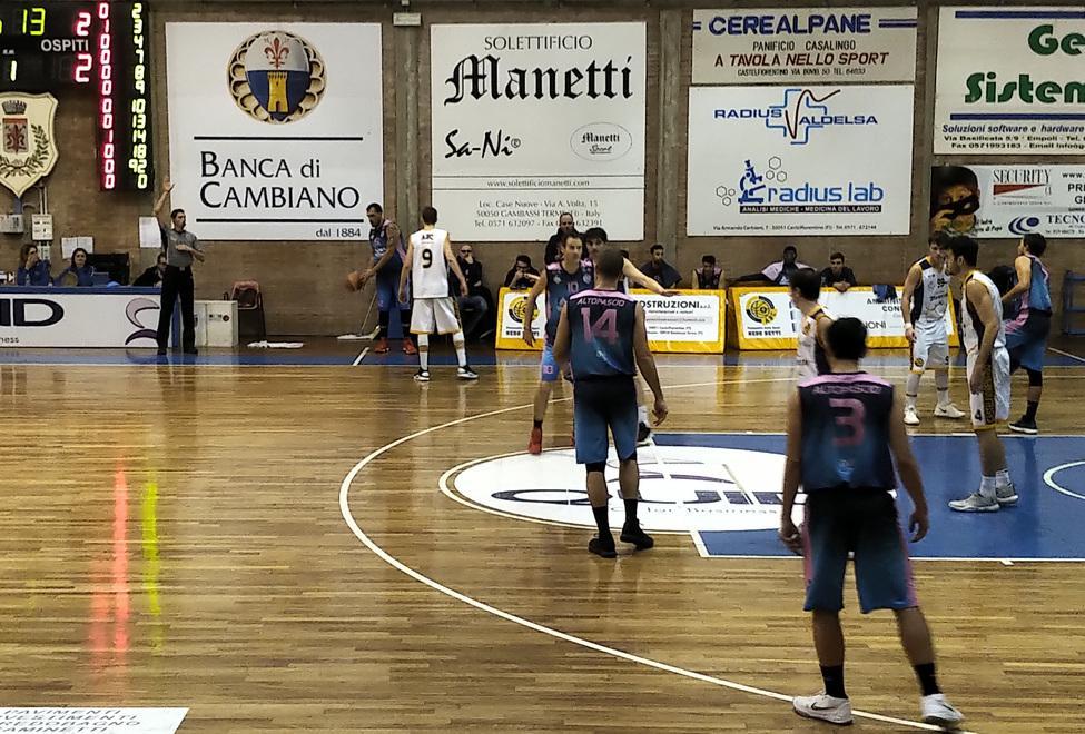 Il Bama sfiora l’impresa in trasferta A Castelfiorentino quarto ko di fila