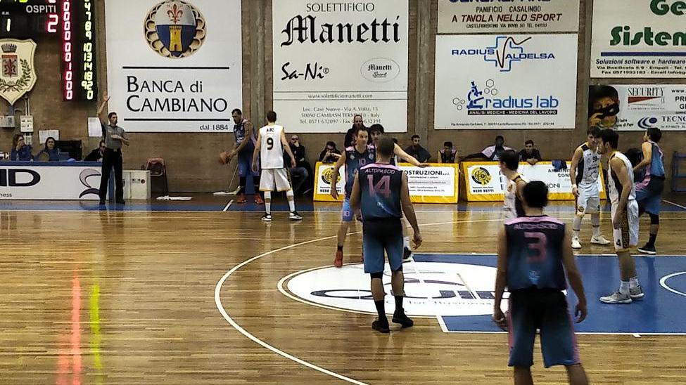 Il Bama sfiora l’impresa in trasferta A Castelfiorentino quarto ko di fila