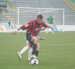 L’attaccante Damiano Biggi