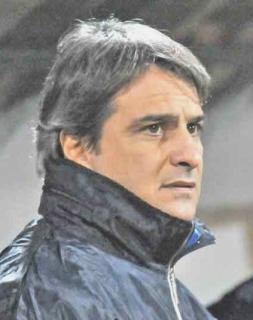 Oliviero Di Stefano allenatore arancione