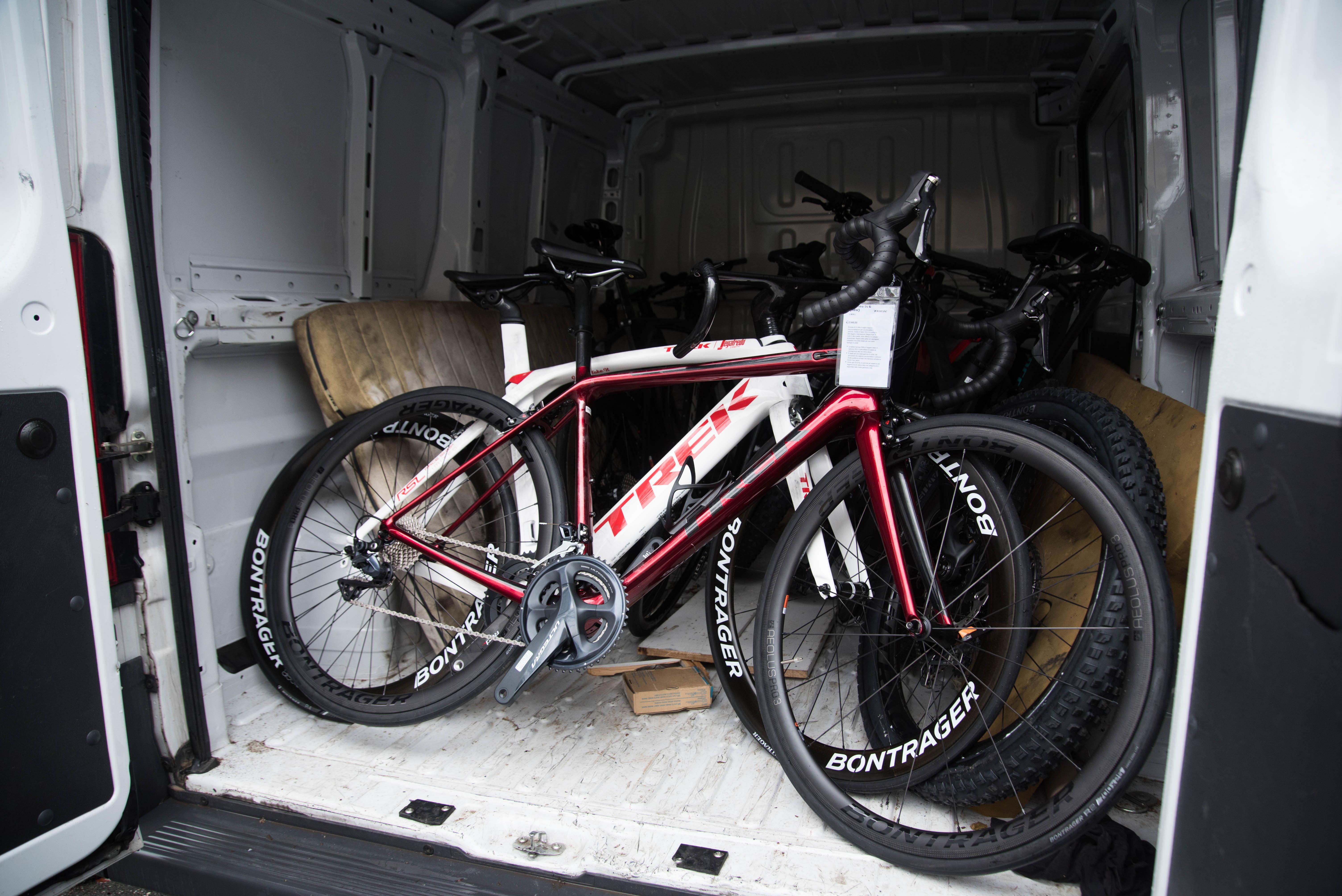 Maxifurto di biciclette sventato dalla polizia