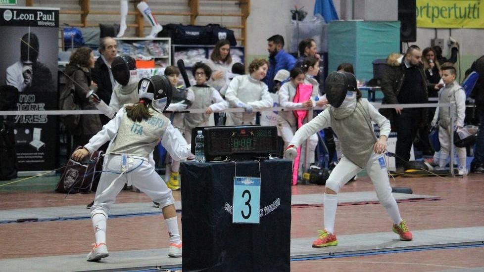 Il lungo weekend di scherma segna il record di presenze alla palestra del Perticale