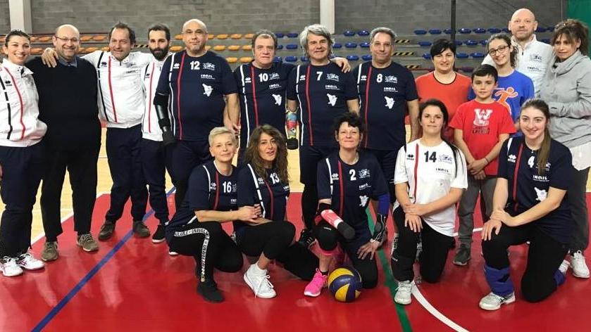 La formazione del Sitting Volley Ponte Buggianese