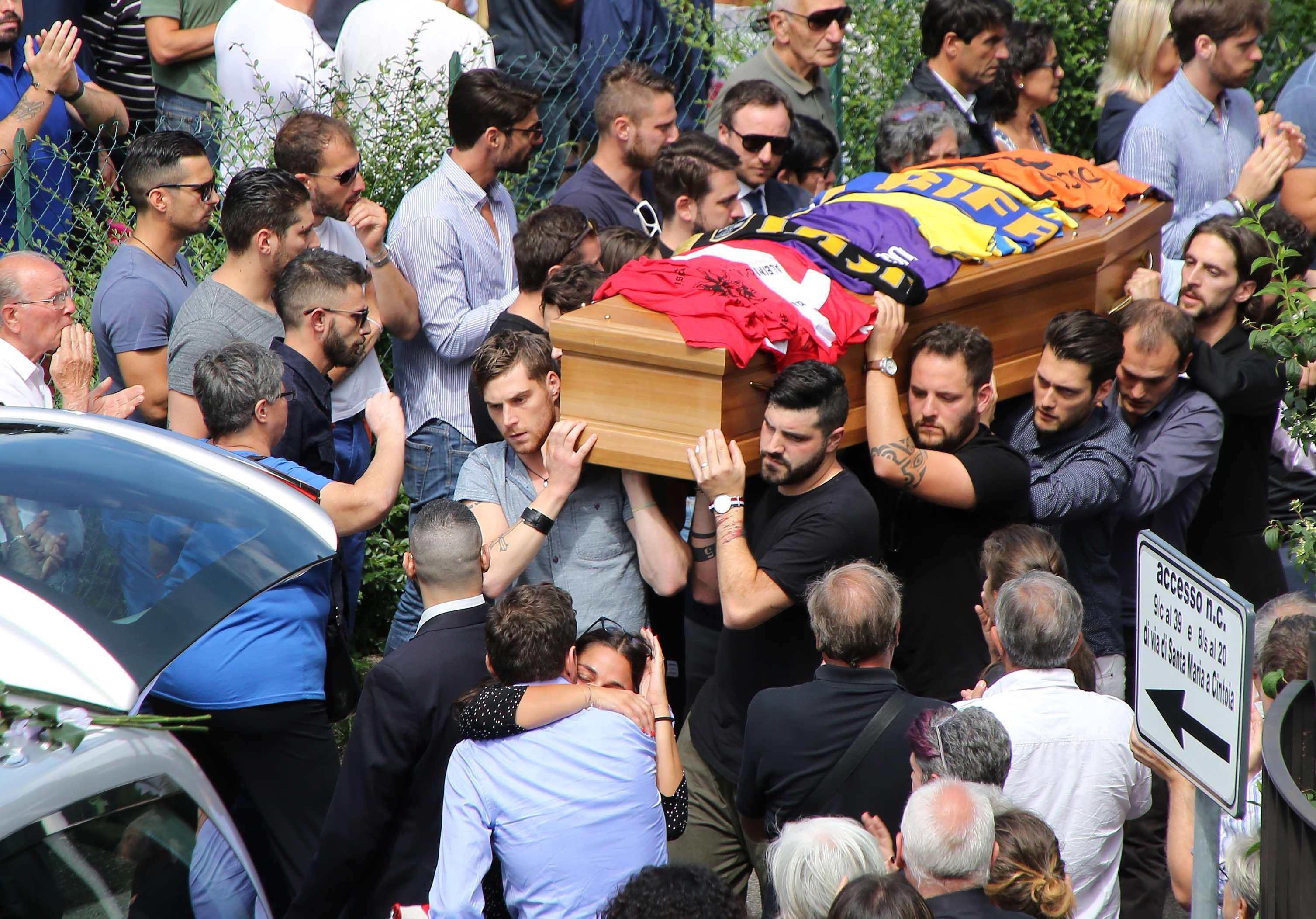 I funerali di Duccio Dini
