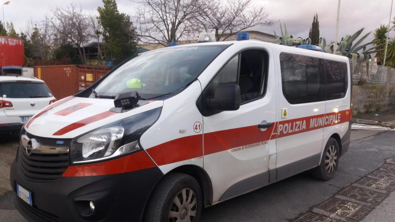 Una telecamera su un mezzo dei vigili urbani