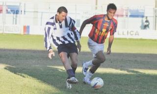 Alessandro Arricca durante una partita di campionato
