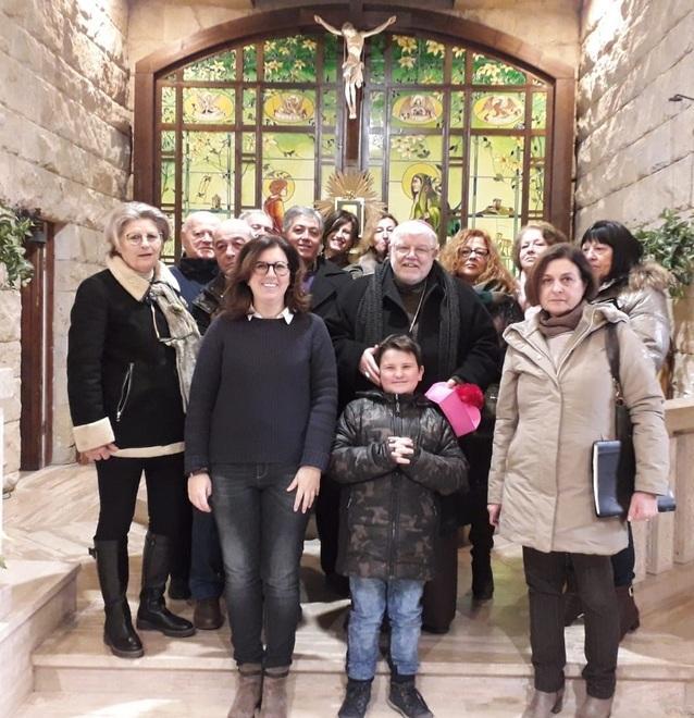 Il vescovo Roncari in visita a Giardino 