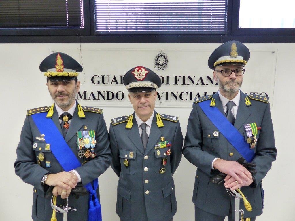 L'avvicendamento al vertice della Guardia di Finanza provinciale 