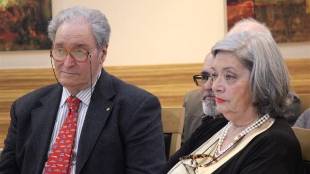 Annamaria Andreini e il compagno Pino Santacroce nel corso di uno dei meeting annuali organizzati da Aci Camper