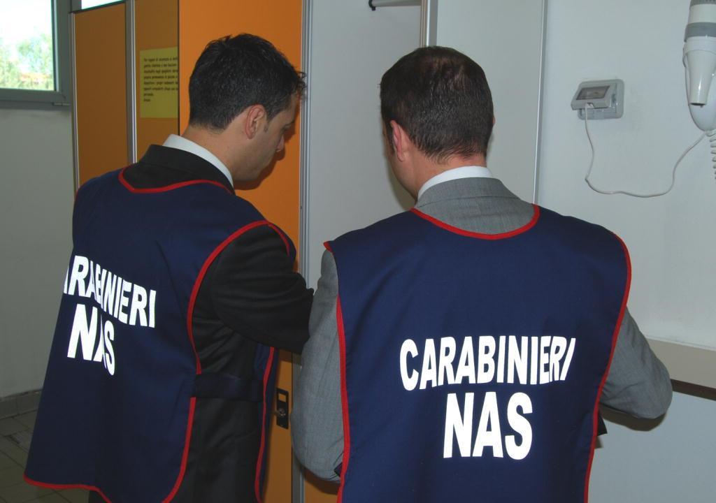 Un controllo dei carabinieri del Nas