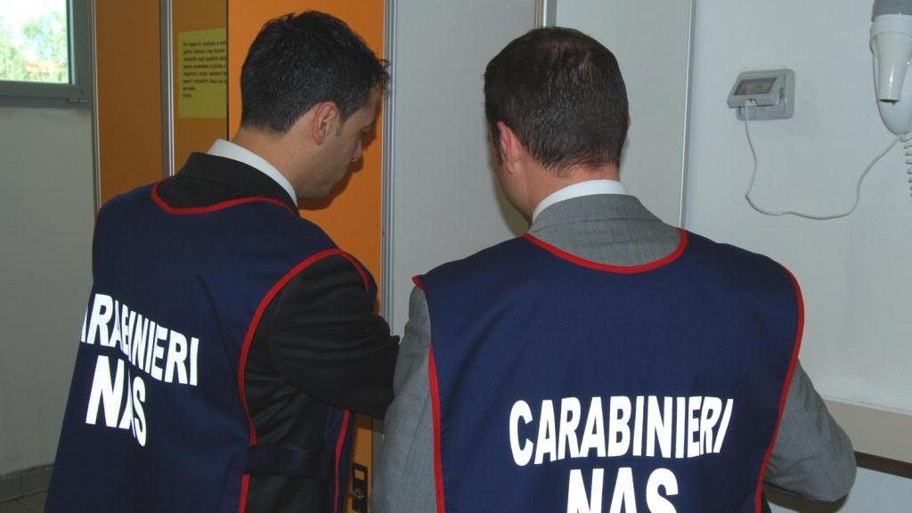 Un controllo dei carabinieri del Nas